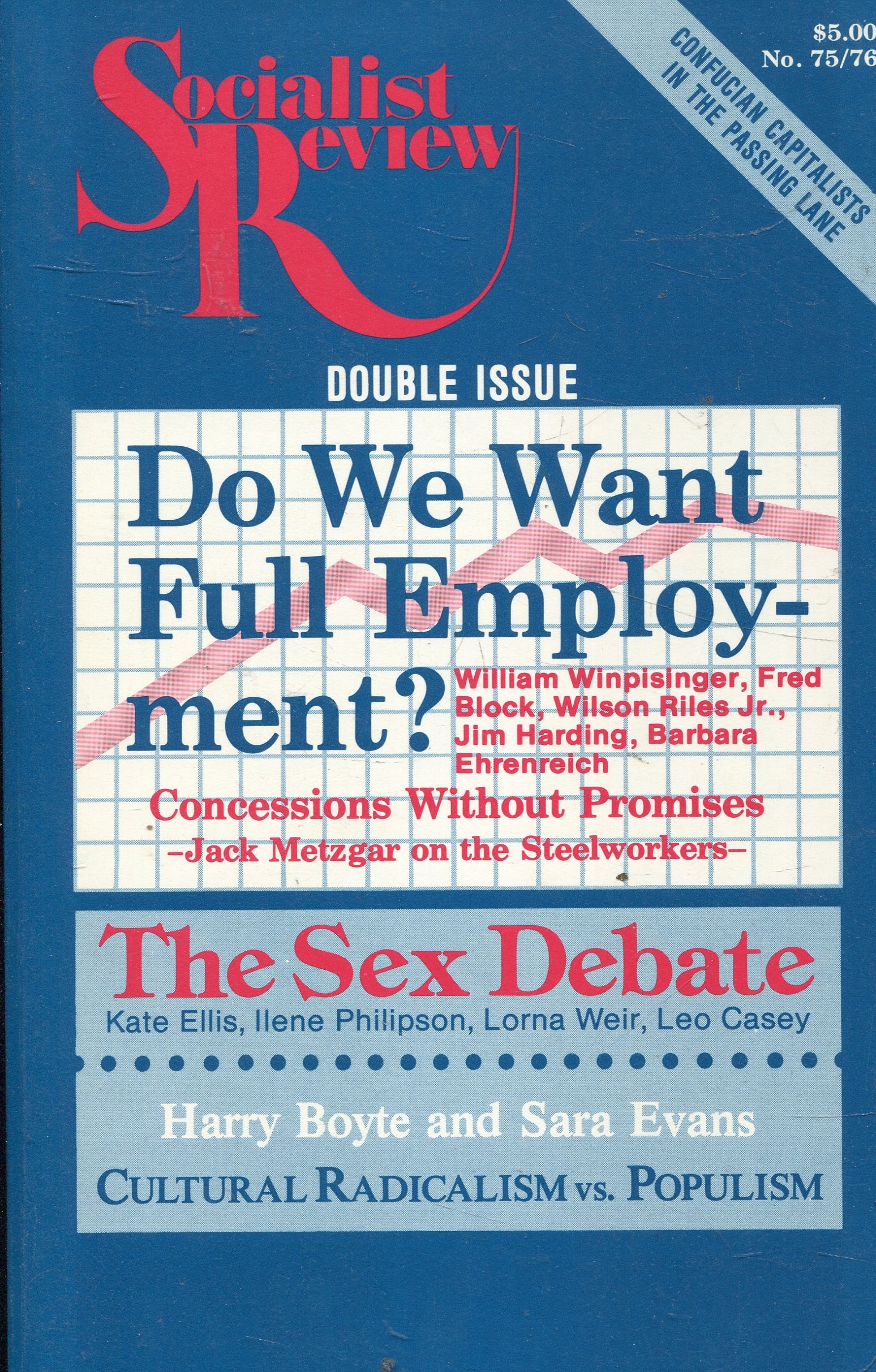 Socialist Review, Volume 14, Issue 3-4, may-august 1984: #75-76 Do We Want Full Employment?