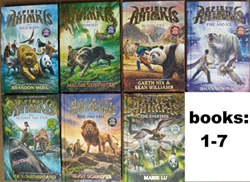 Spirit Animals Series SET , Books 1-7 . #1. Wild Born , #2. Hunted , #3. Blood Ties, #4. Fire and Ice, #5. Against the tide, #6 Rise and Fall, #7. The evertree