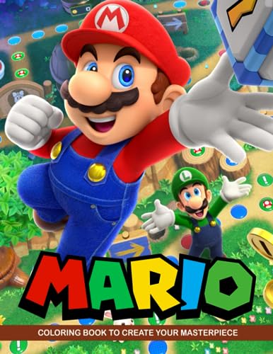 Super Coloring Book: Awesome Games Coloring Book for Boys, Girls, Teens and Adults for Stress Relief and Relaxation