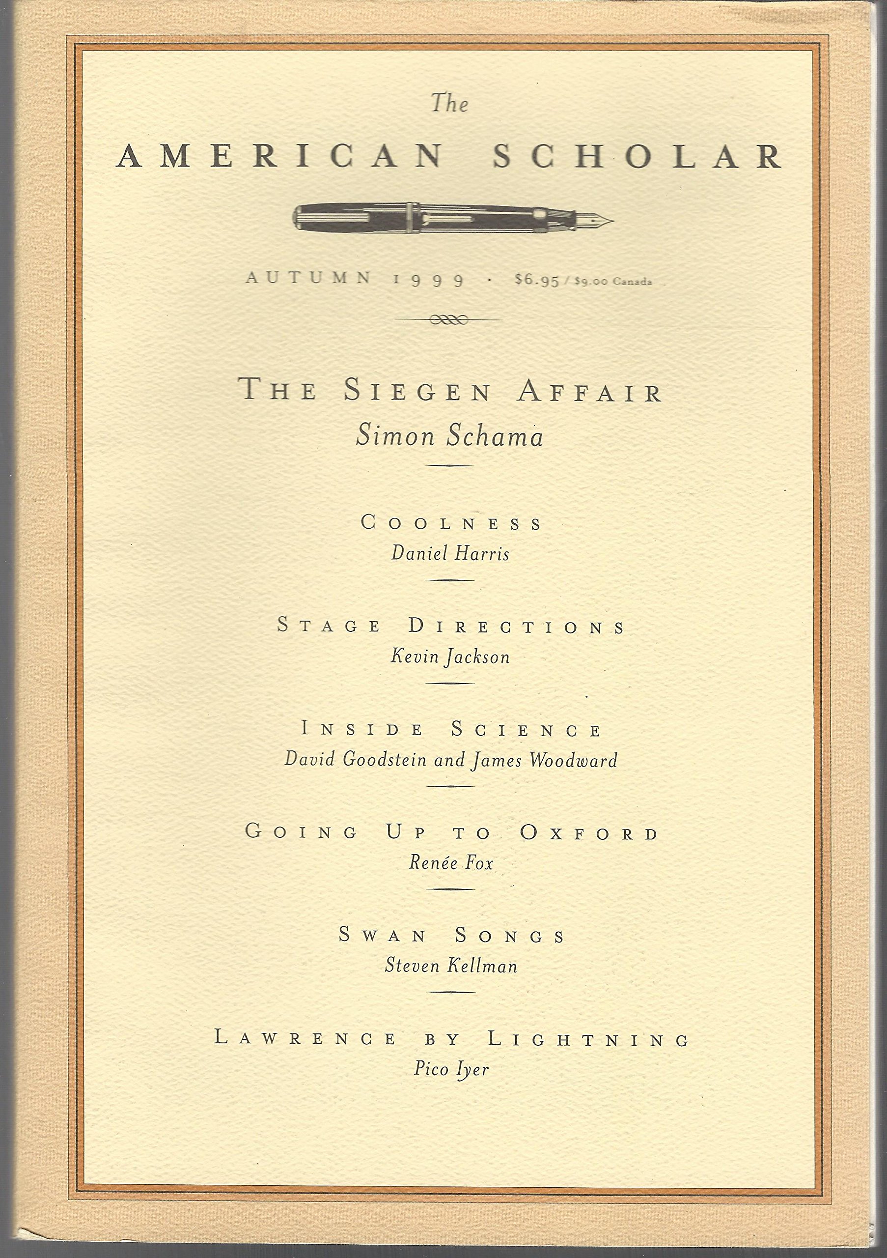 The American Scholar, Volume 68, Issue 4, Autumn 1999