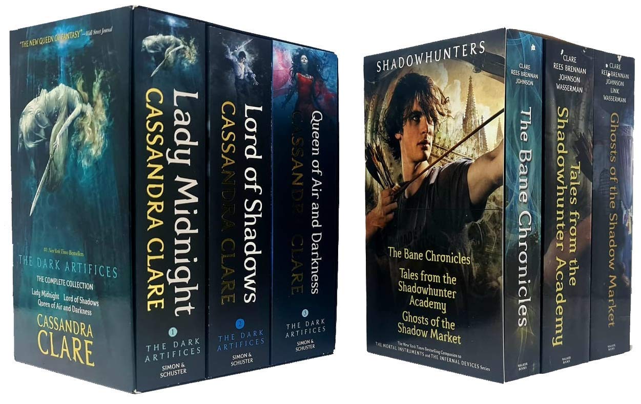 The Dark Artifices, The Bane Chronicles, Tales from the Shadowhunter Academy & Ghosts of the Shadow Market 6 Books Collection Set