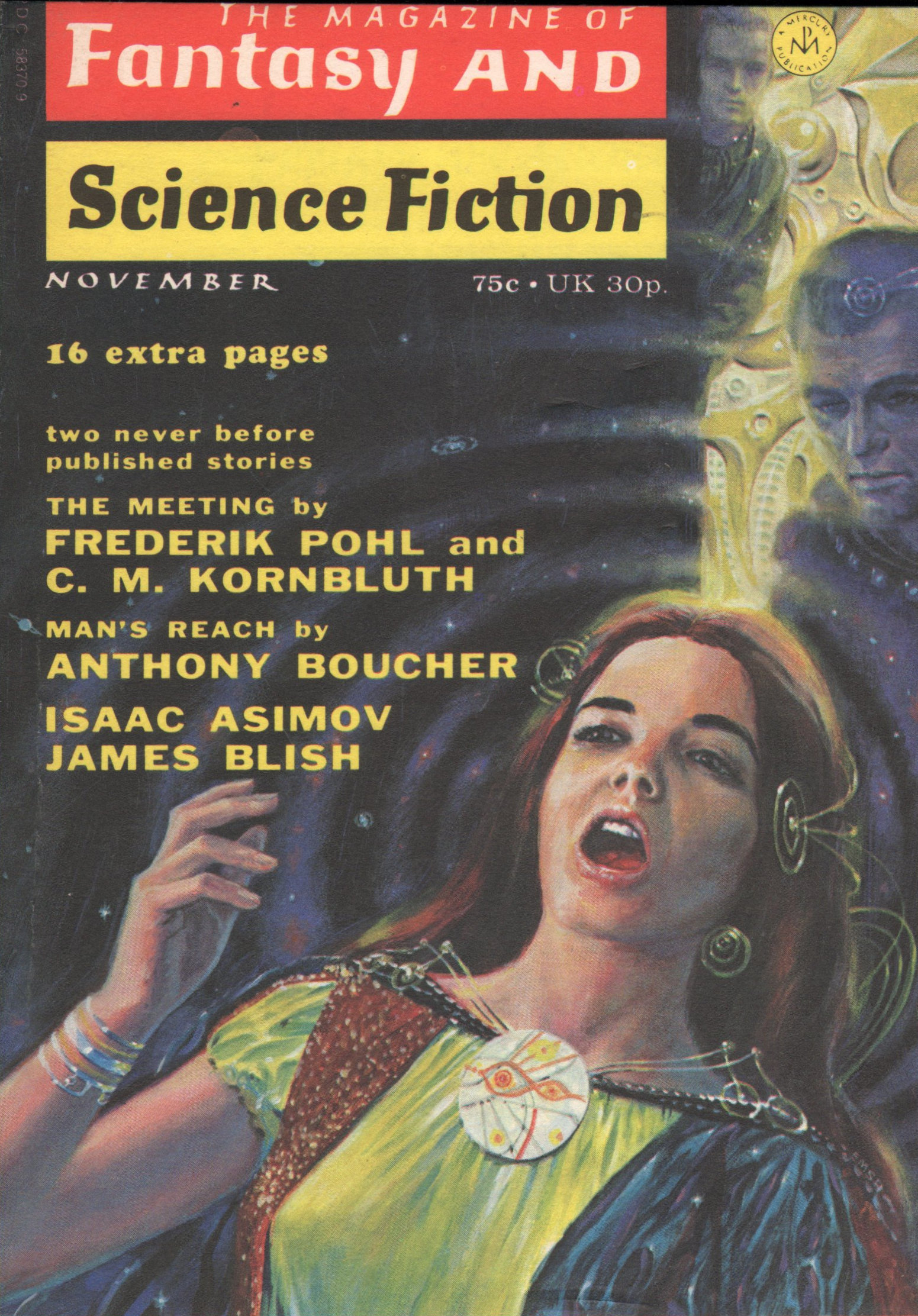 The Magazine of Fantasy and Science Fiction, November 1972