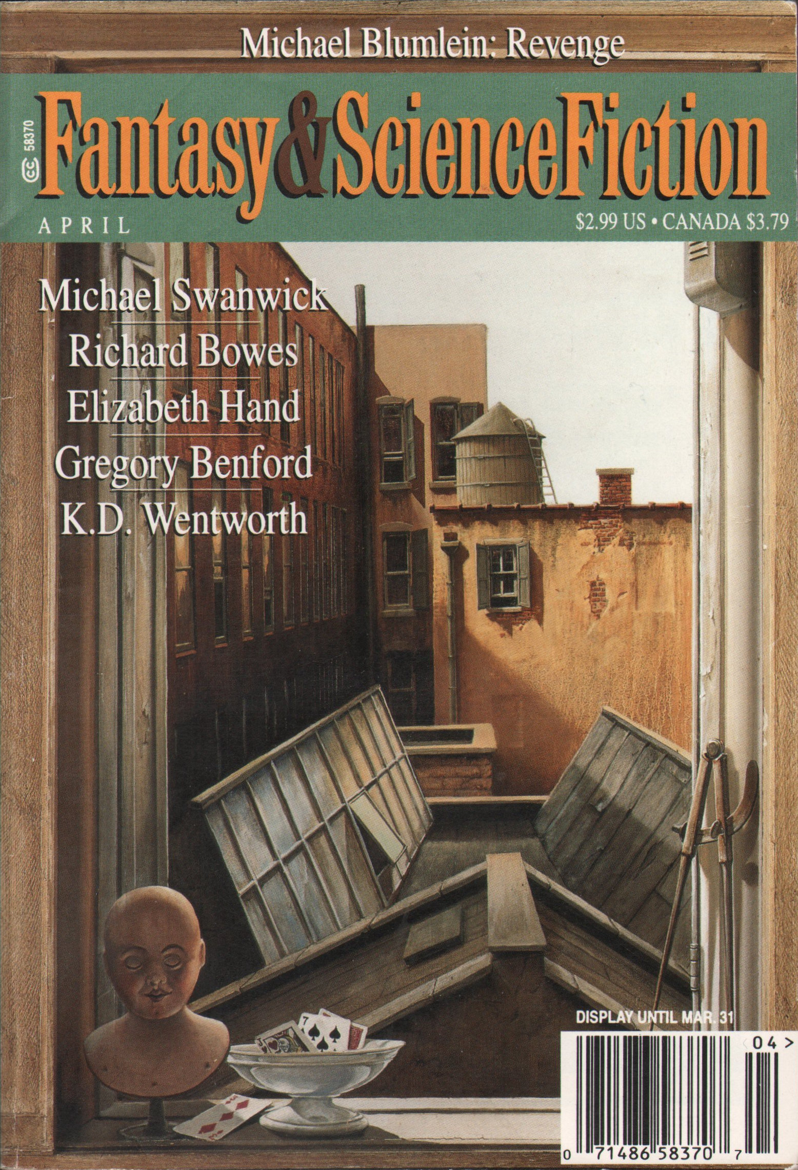 The Magazine of Fantasy & Science Fiction, April 1998