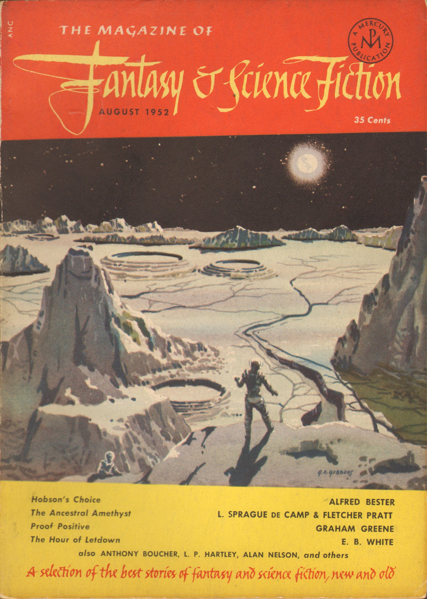 The Magazine of Fantasy & Science Fiction, August 1952
