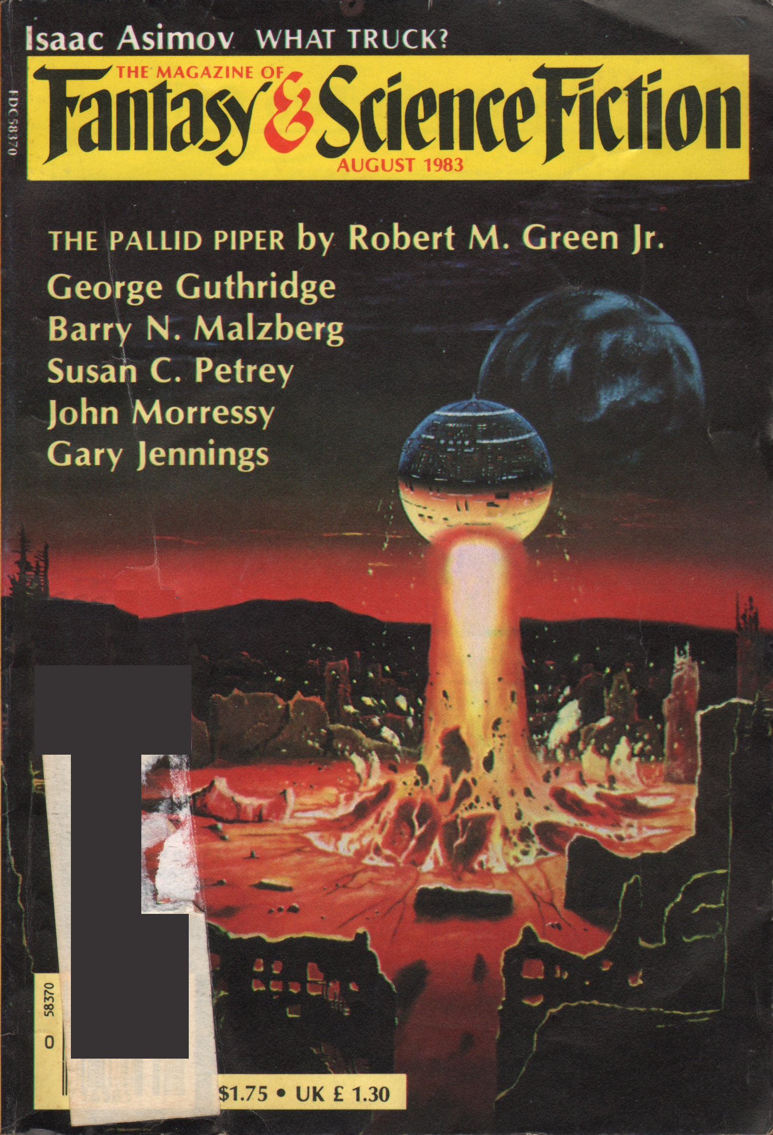 The Magazine of Fantasy & Science Fiction, August 1983