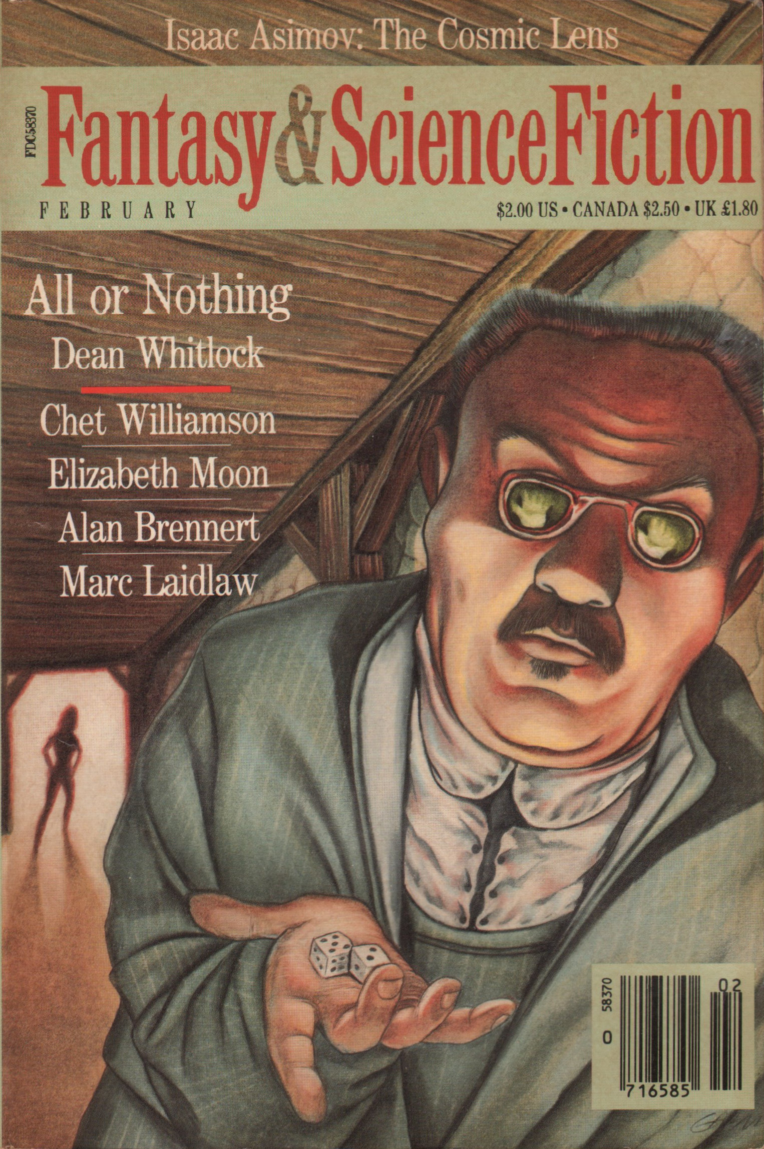 The Magazine of Fantasy & Science Fiction, February 1989