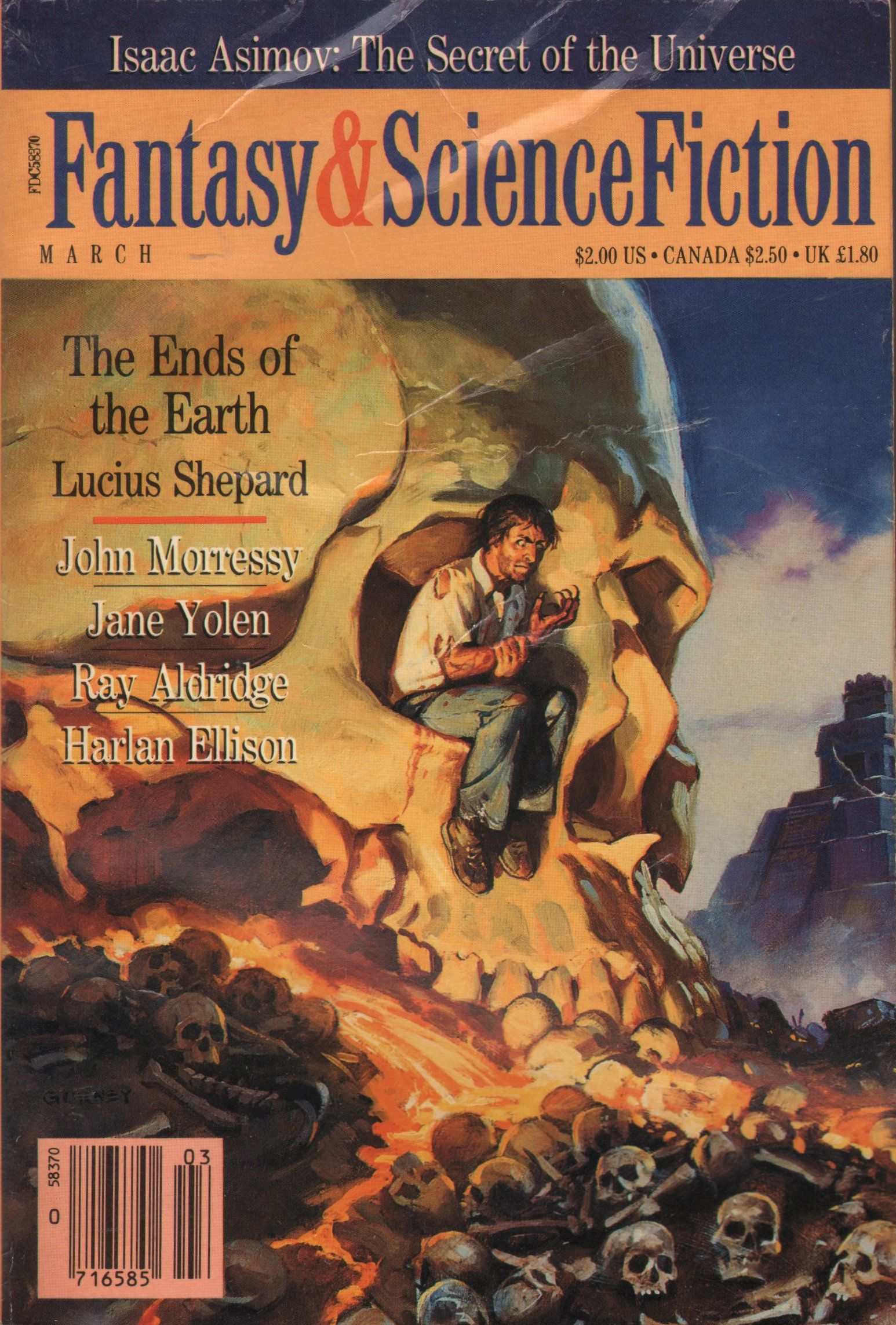 The Magazine of Fantasy & Science Fiction, March 1989