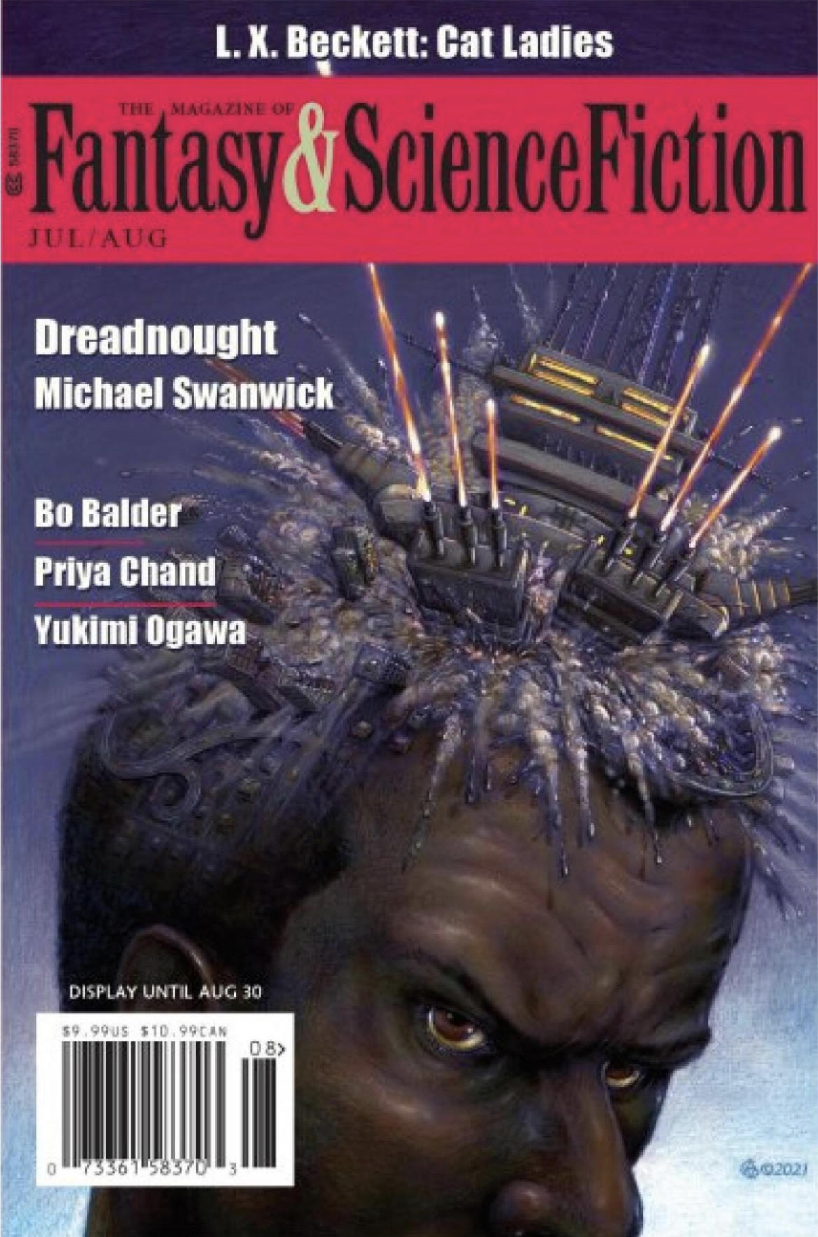The Magazine of Fantasy & Science Fiction, Vol. 141, Nos. 1 & 2, July/August 2021
