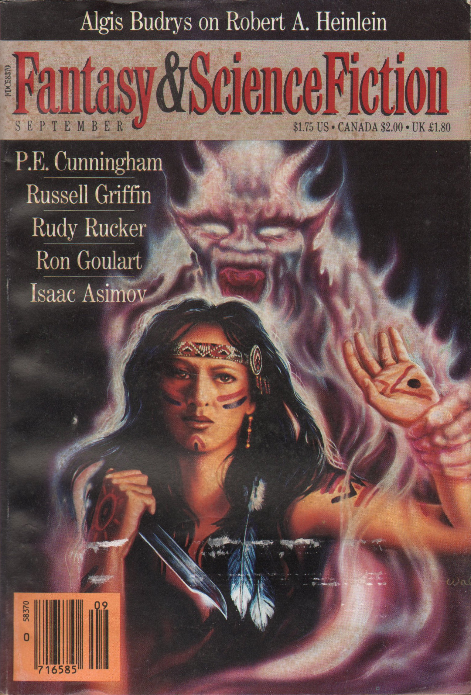 The Magazine of Fantasy & Science Fiction, Vol. 75, No. 3, Whole No. 488, September 1988