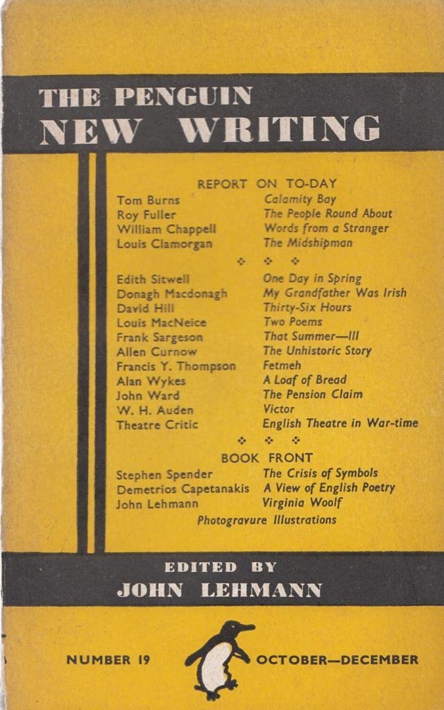 The Penguin New Writing 19