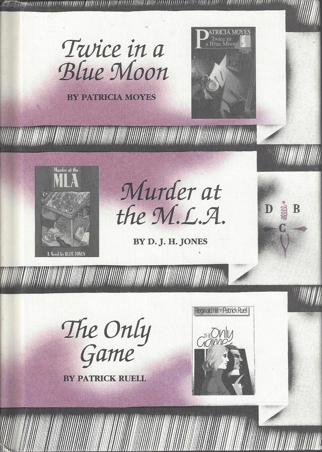 Twice in a Blue Moon, Murder at the M.L.A., The Only Game