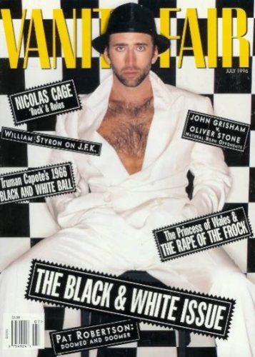 Vanity Fair - July 1996: Nicolas Cage, Pat Robertson, Charlie Watts, Punk Rock, and More!