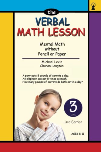 Verbal Math Lesson Level 3: Math without pencil or paper