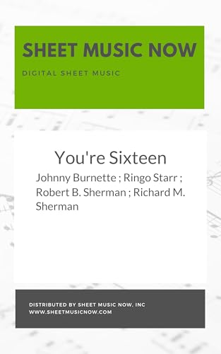 You're Sixteen Sheet Music